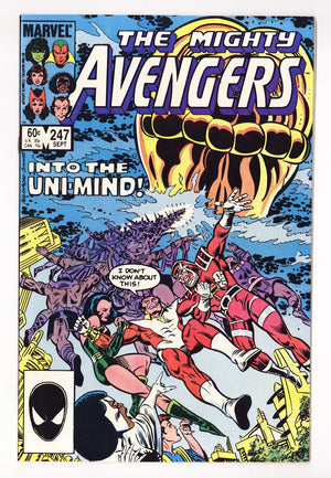 The Avengers Vol 1 247 High Grade (1984) Direct