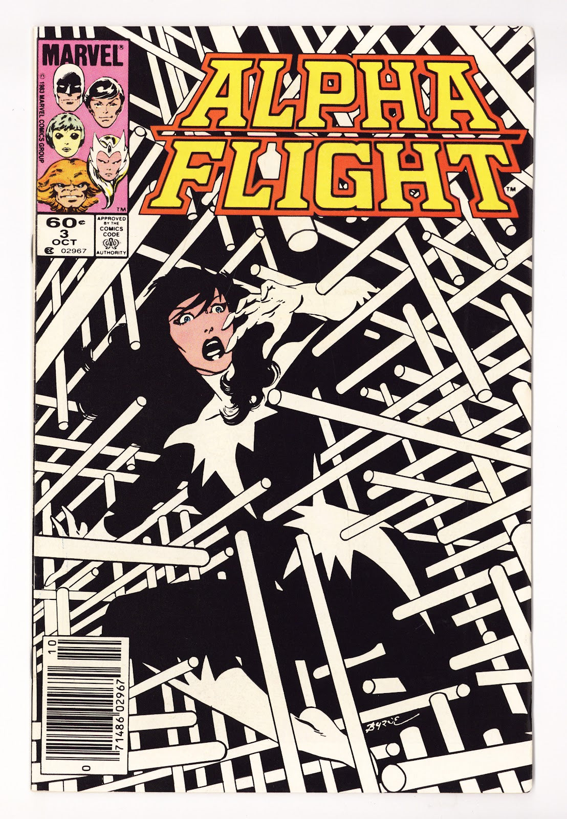 Alpha Flight Vol 1 3 High Grade (1983) Newsstand 