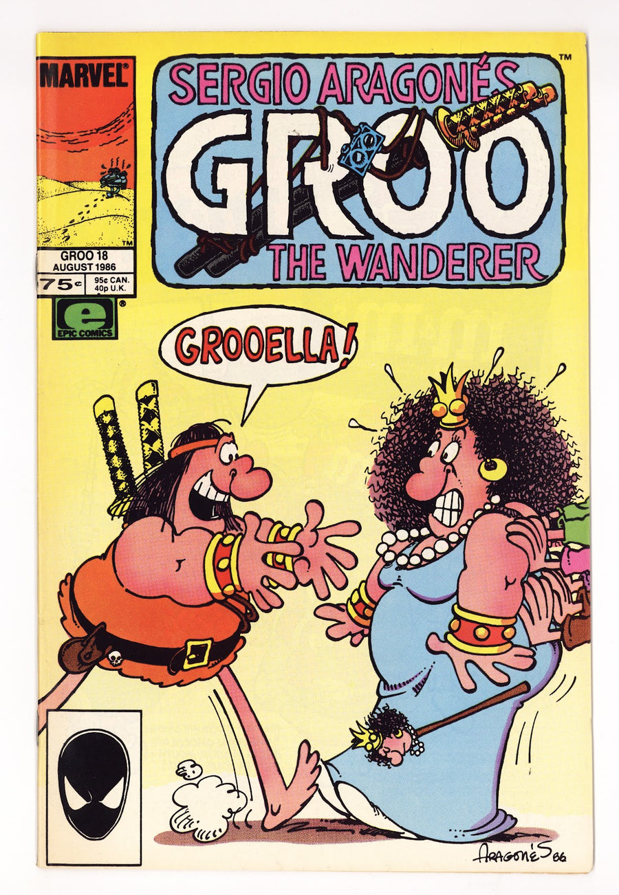 Sergio Aragones Groo the Wanderer Vol 2 18  Mid Grade   (1986)
