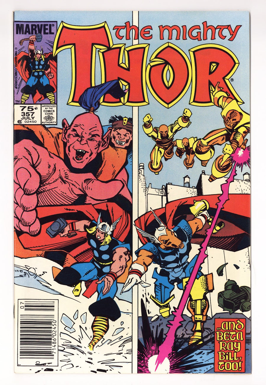 Thor Vol 1 357  Mid Grade   (1985)   Canadian Price Variant