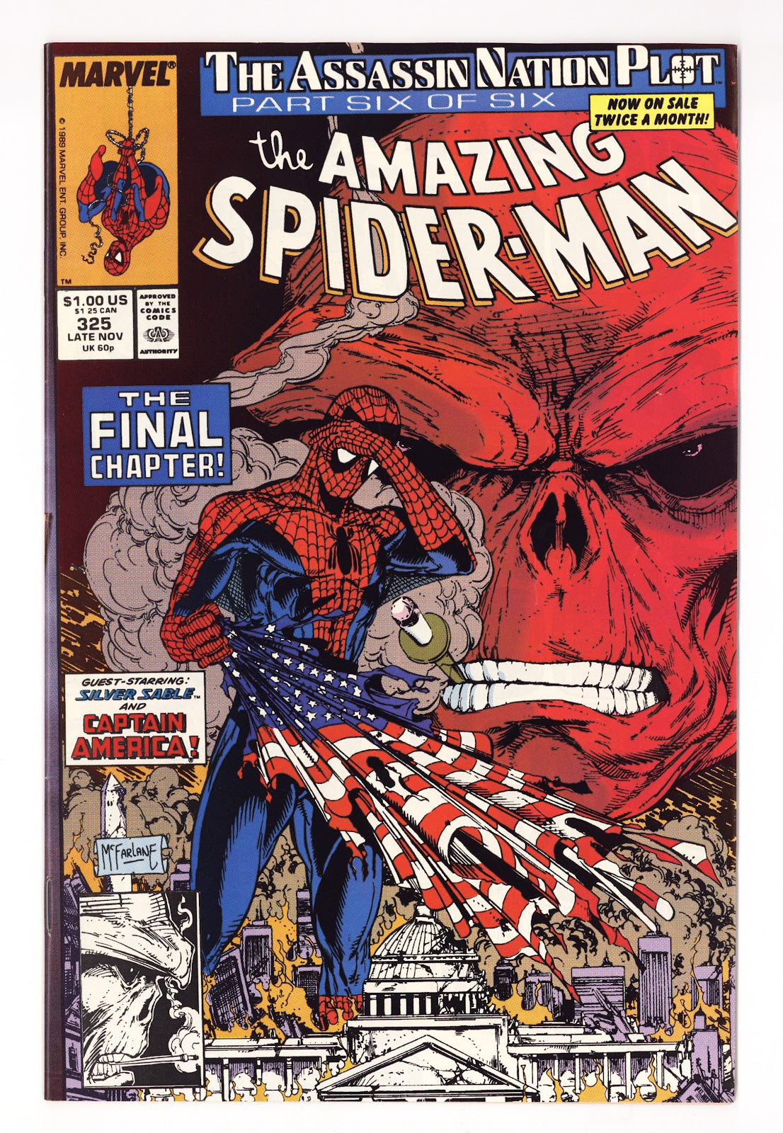 The Amazing Spider-Man Vol 1 325  VF/NM (9.0)   (1989)
