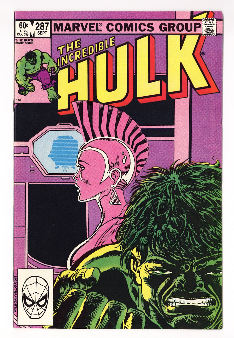 The Incredible Hulk Vol 1 287  High Grade   (1983)     