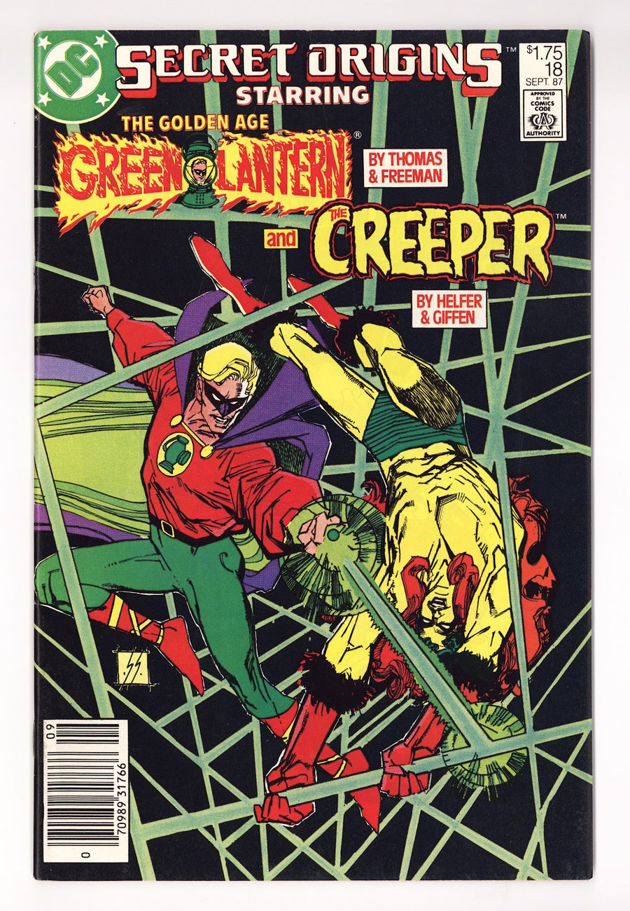 Secret Origins Vol 3 18 VF- (7.5) (1987) Canadian Price Variant 
