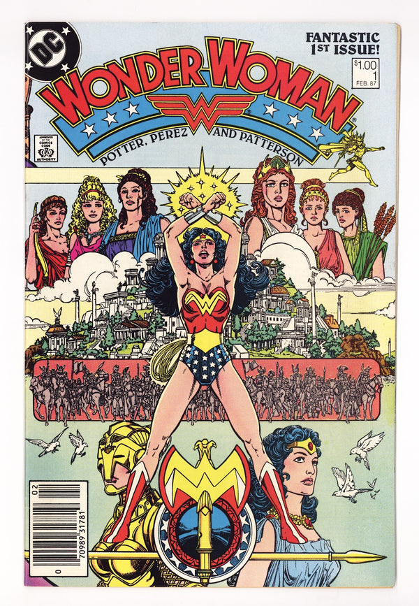 Wonder Woman Vol 2 1 VF- (7.5) (1987) Canadian Price Variant