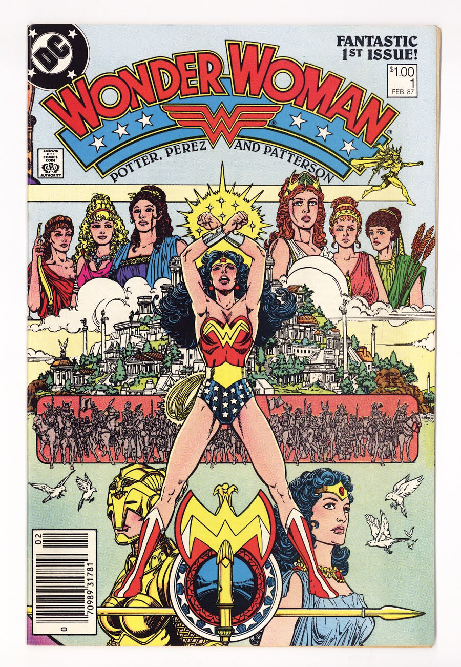 Wonder Woman Vol 2 1 VF- (7.5) (1987) Canadian Price Variant 