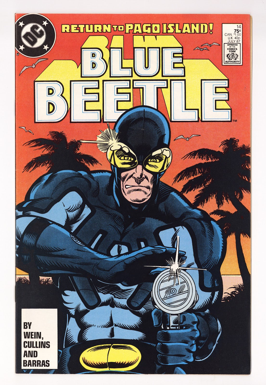 Blue Beetle Vol 7 14 High Grade (1987) Direct 