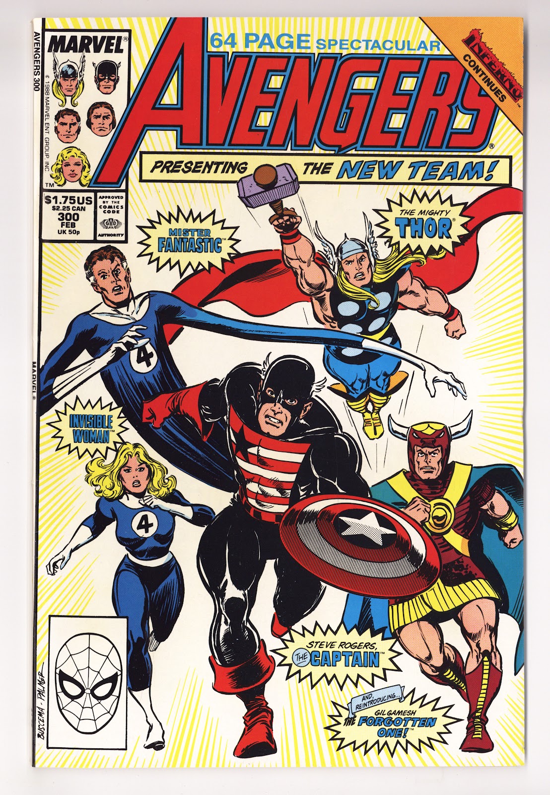 The Avengers Vol 1 300 Mid Grade (1989) 
