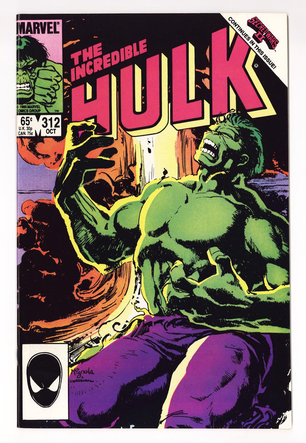 The Incredible Hulk Vol 1 312  High Grade   (1985)