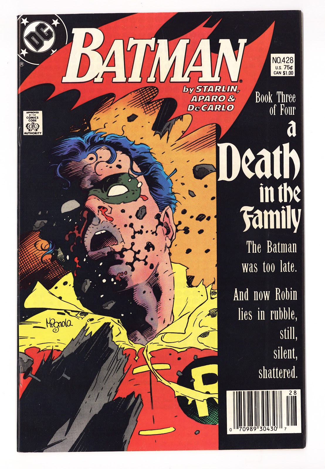 Batman Vol 1 428 VF+ (8.5) (1988) Newsstand 