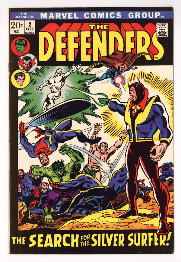 The Defenders Vol 1 2  FN+ (6.5)   (1972)