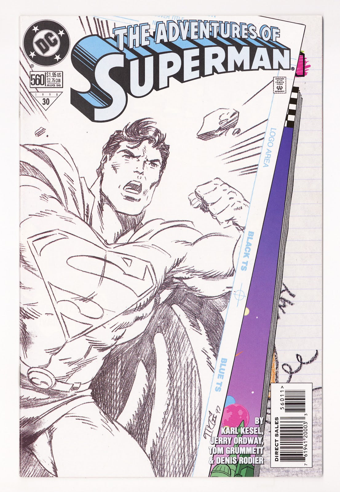 Adventures of Superman Vol 1 560  High Grade   (1998)     