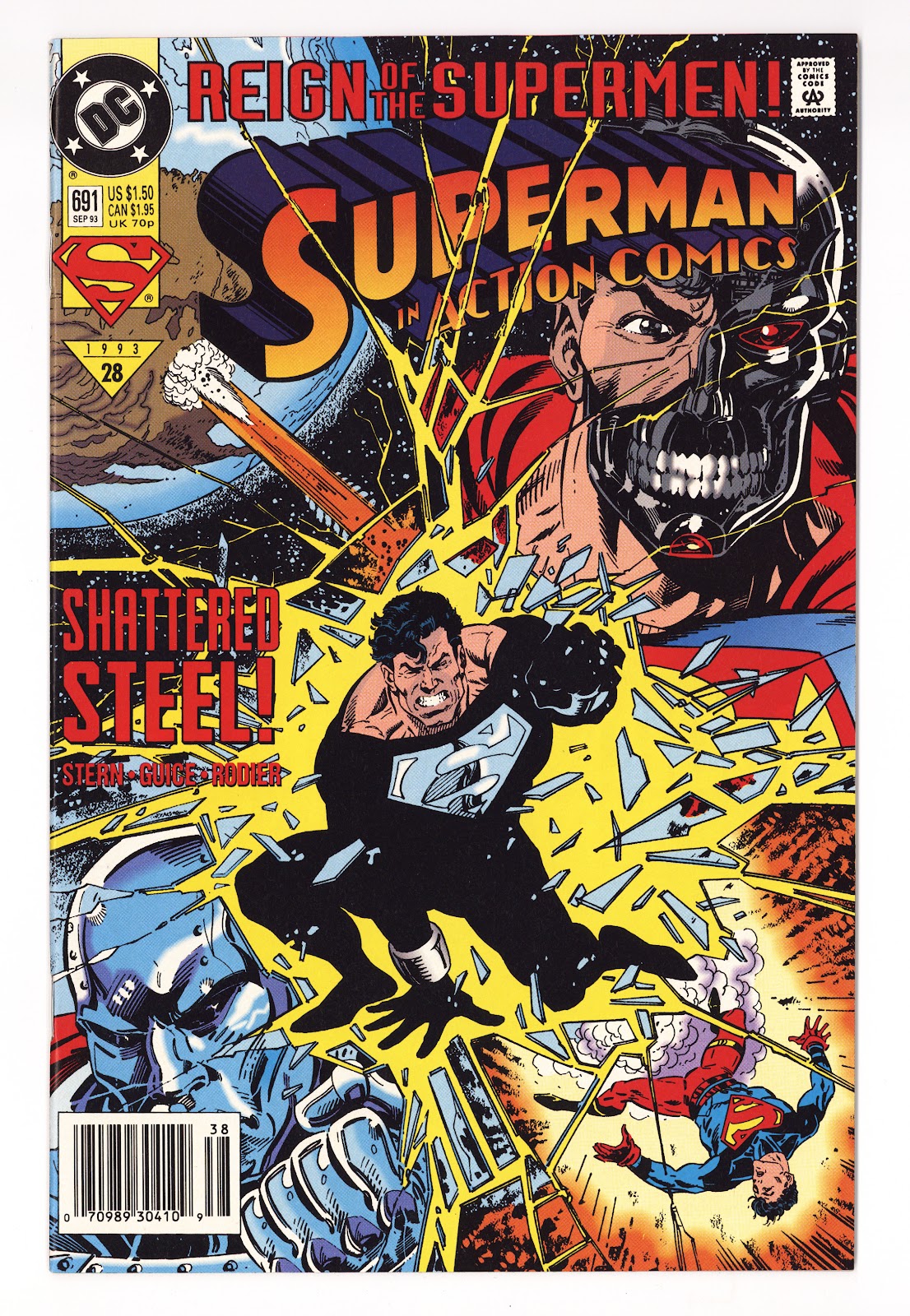 Action Comics Vol 1 691 High Grade (1993) Newsstand 