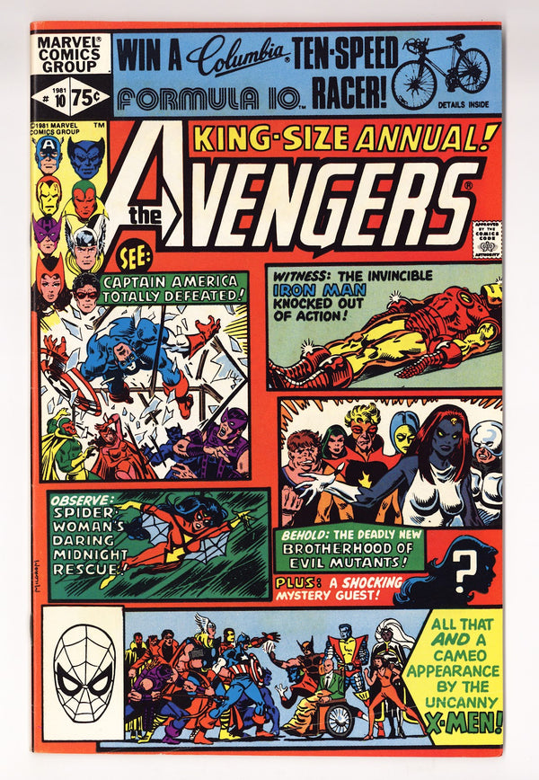 The Avengers Annual Vol 1 10  FN+ (6.5)   (1981)