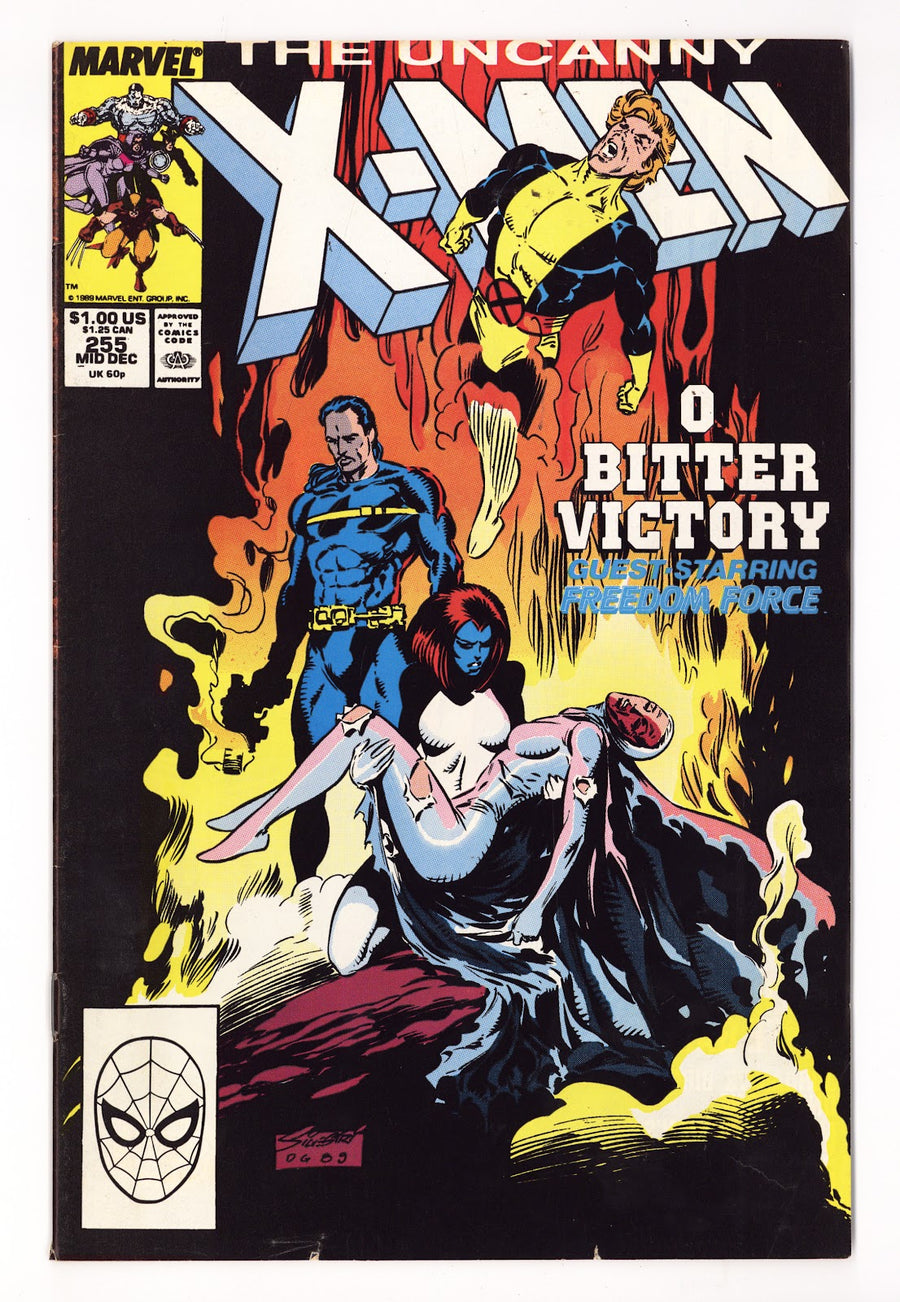 The Uncanny X-Men Vol 1 255  High Grade   (1989)   Direct  