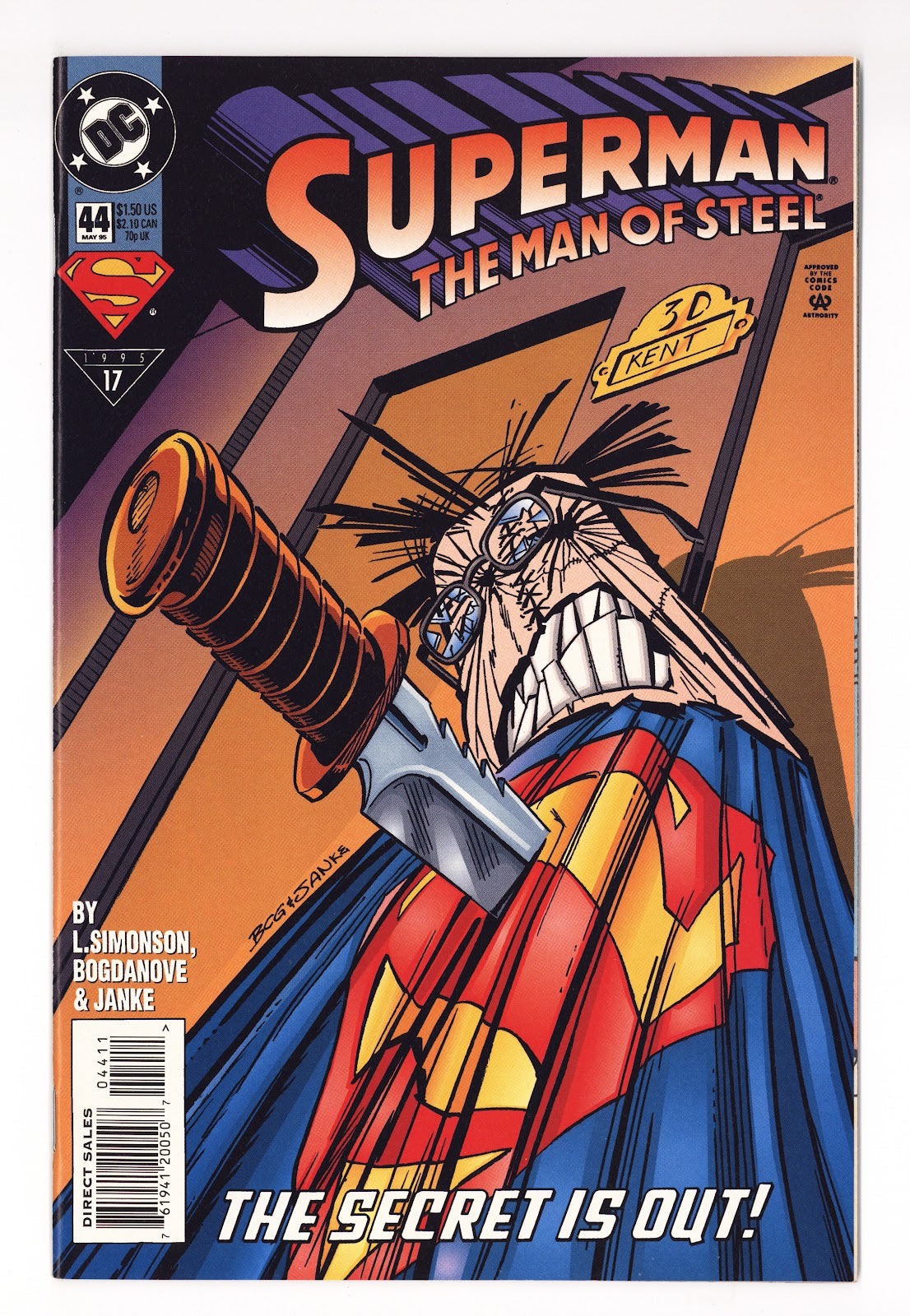 Superman: The Man of Steel 44 High Grade (1995) 