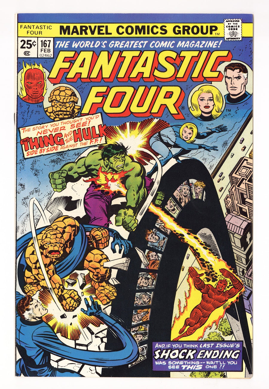 Fantastic Four Vol 1 167  VF (8.0)   (1976)