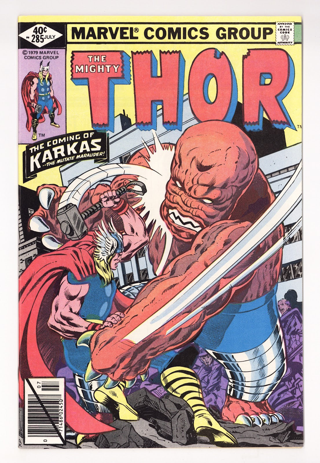 Thor Vol 1 285  High Grade Colour Error  (1979)