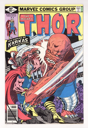 Thor Vol 1 285  High Grade Colour Error  (1979)