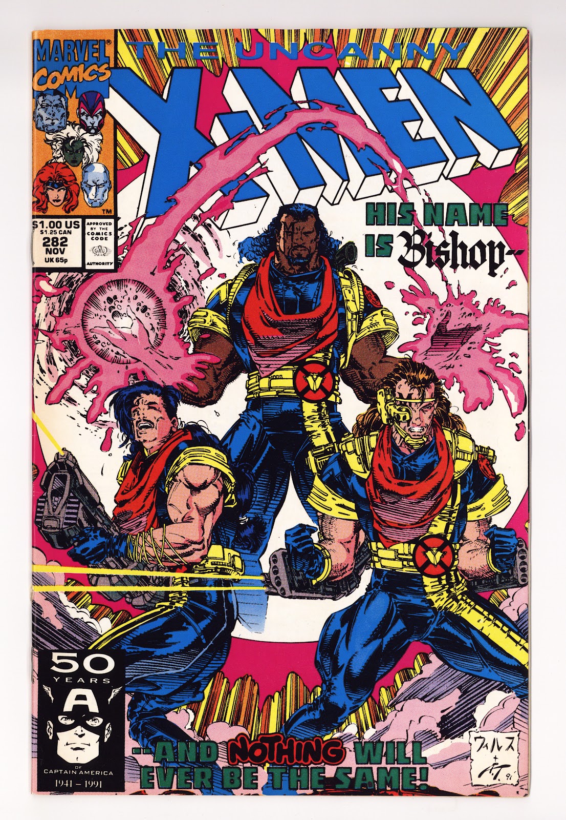 The Uncanny X-Men Vol 1 282  FN/VF (7.0)   (1991)     