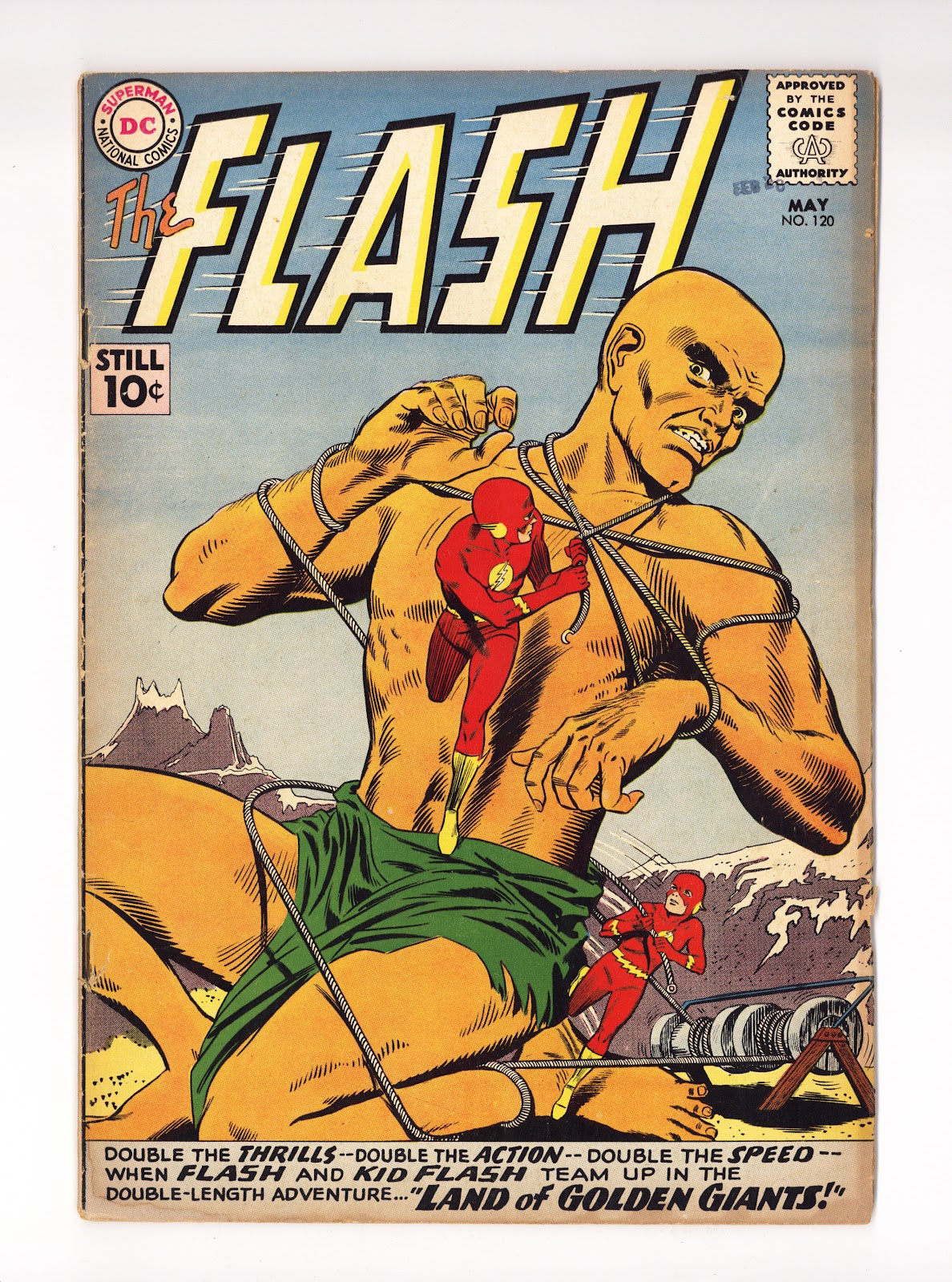 The Flash Vol 1 120  VG+ (4.5)   (1961)     