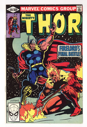 Thor Vol 1 306  High Grade   (1981)
