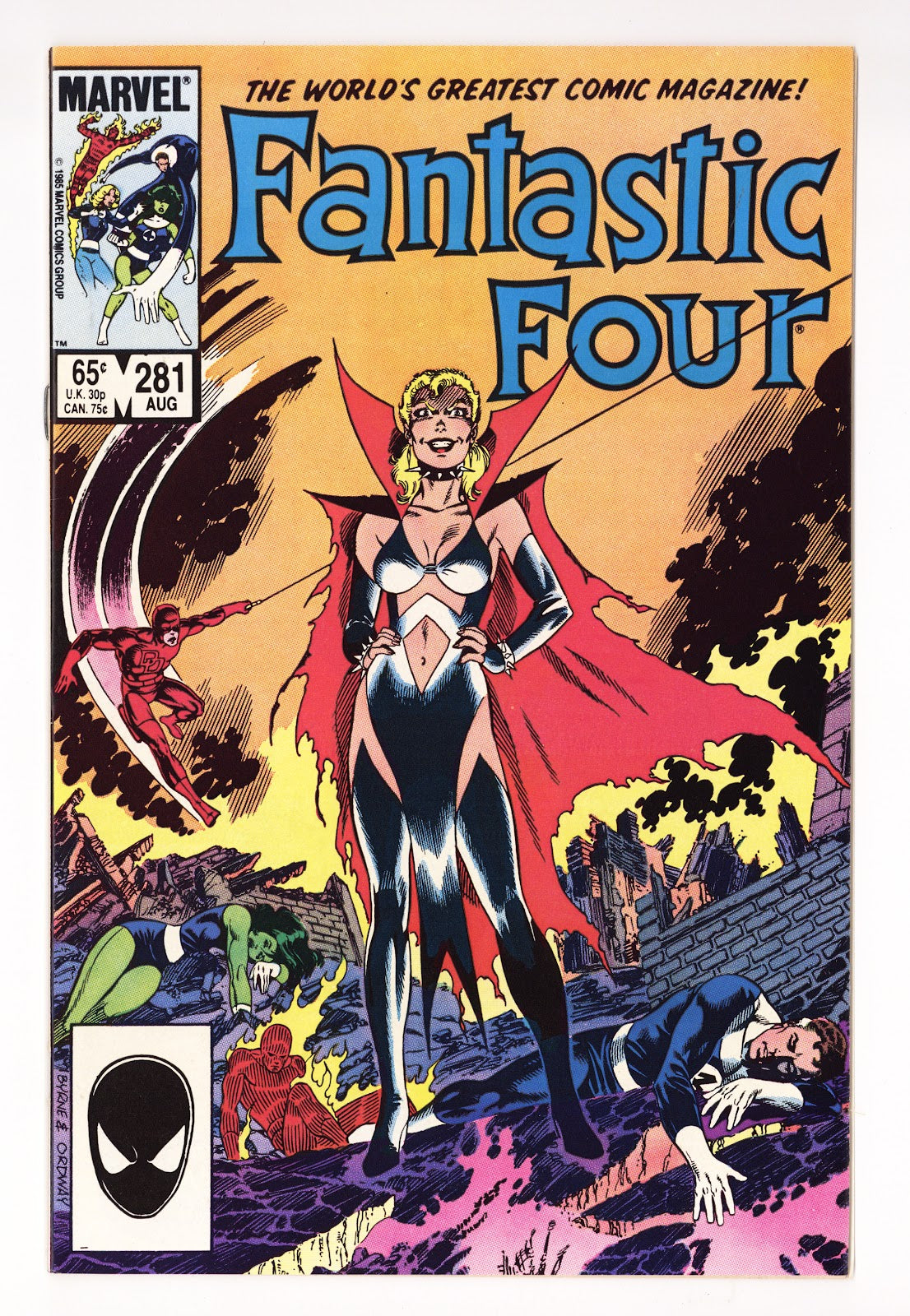Fantastic Four Vol 1 281 High Grade (1985) 