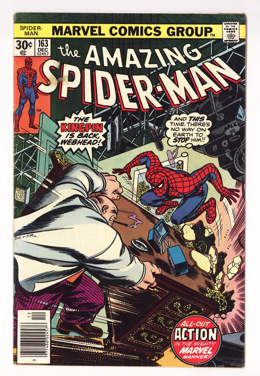 The Amazing Spider-Man Vol 1 163  FN (6.0)   (1976)
