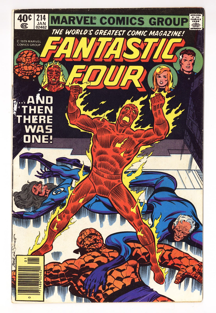 Fantastic Four Vol 1 214 Low Grade (1980) Newsstand 