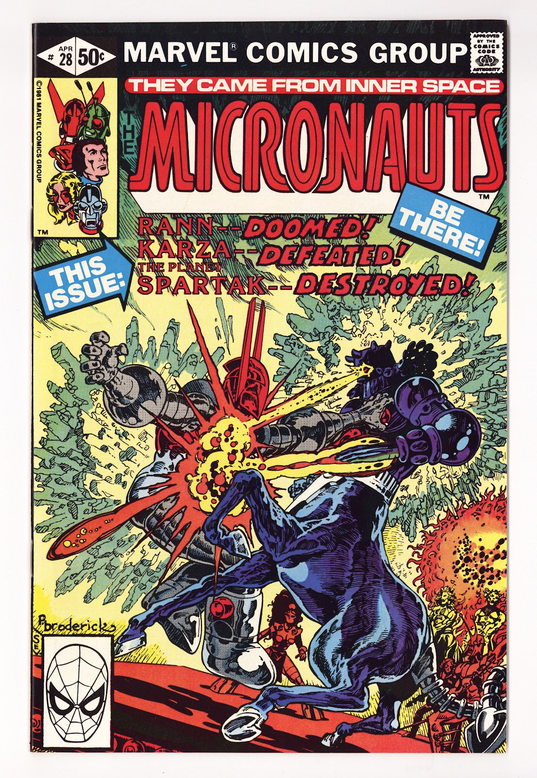 Micronauts Vol 1 28  High Grade   (1981)     