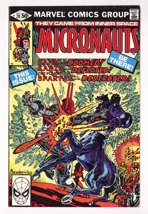 Micronauts Vol 1 28  High Grade   (1981)