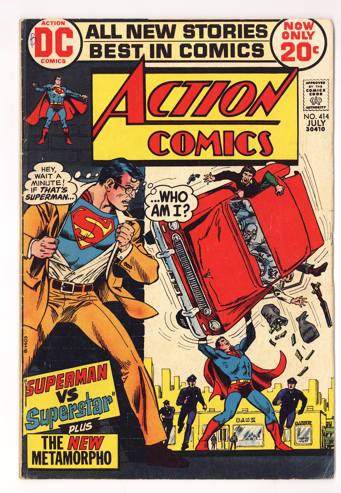 Action Comics Vol 1 414  Low Grade   (1972)     