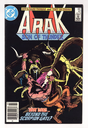 Arak / Son of Thunder   42  Mid Grade   (1985)   Canadian Price Variant