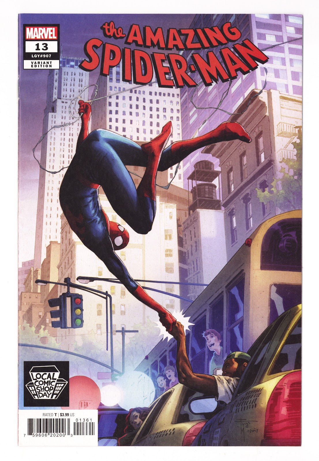 The Amazing Spider-Man Vol 6 13 (907) High Grade (2023) Mobili Variant 