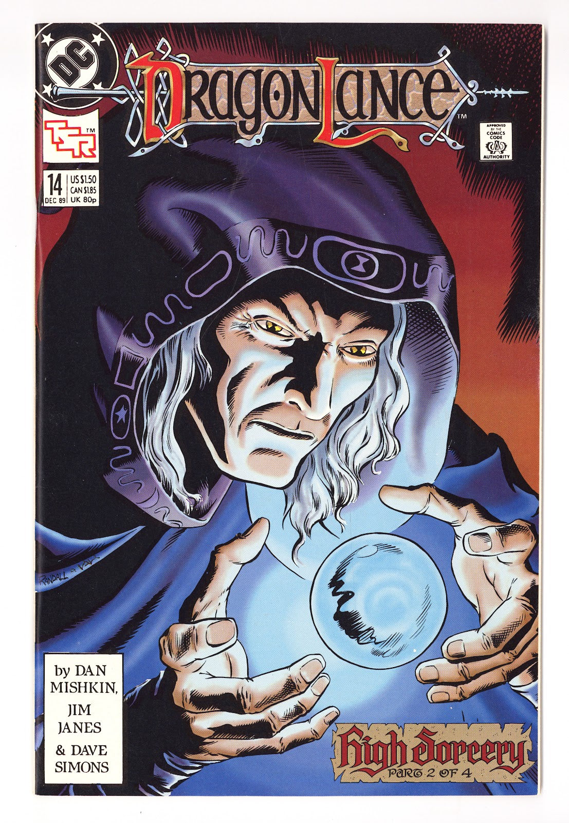 Dragonlance Comic Book 14 High Grade (1989) 