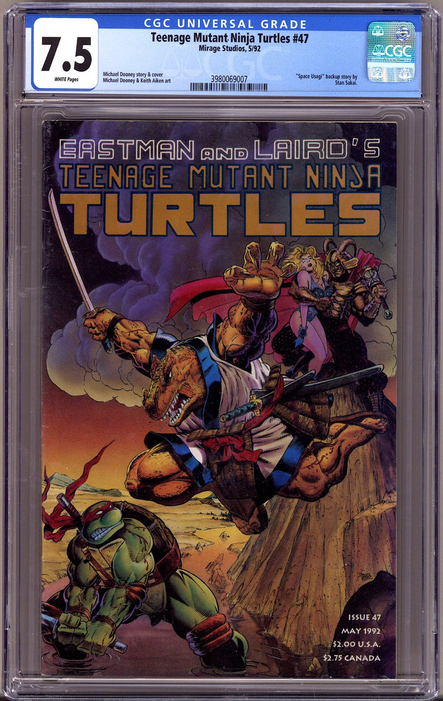 Teenage Mutant Ninja Turtles Vol 1 47 CGC 7.5 (VF-)   ()