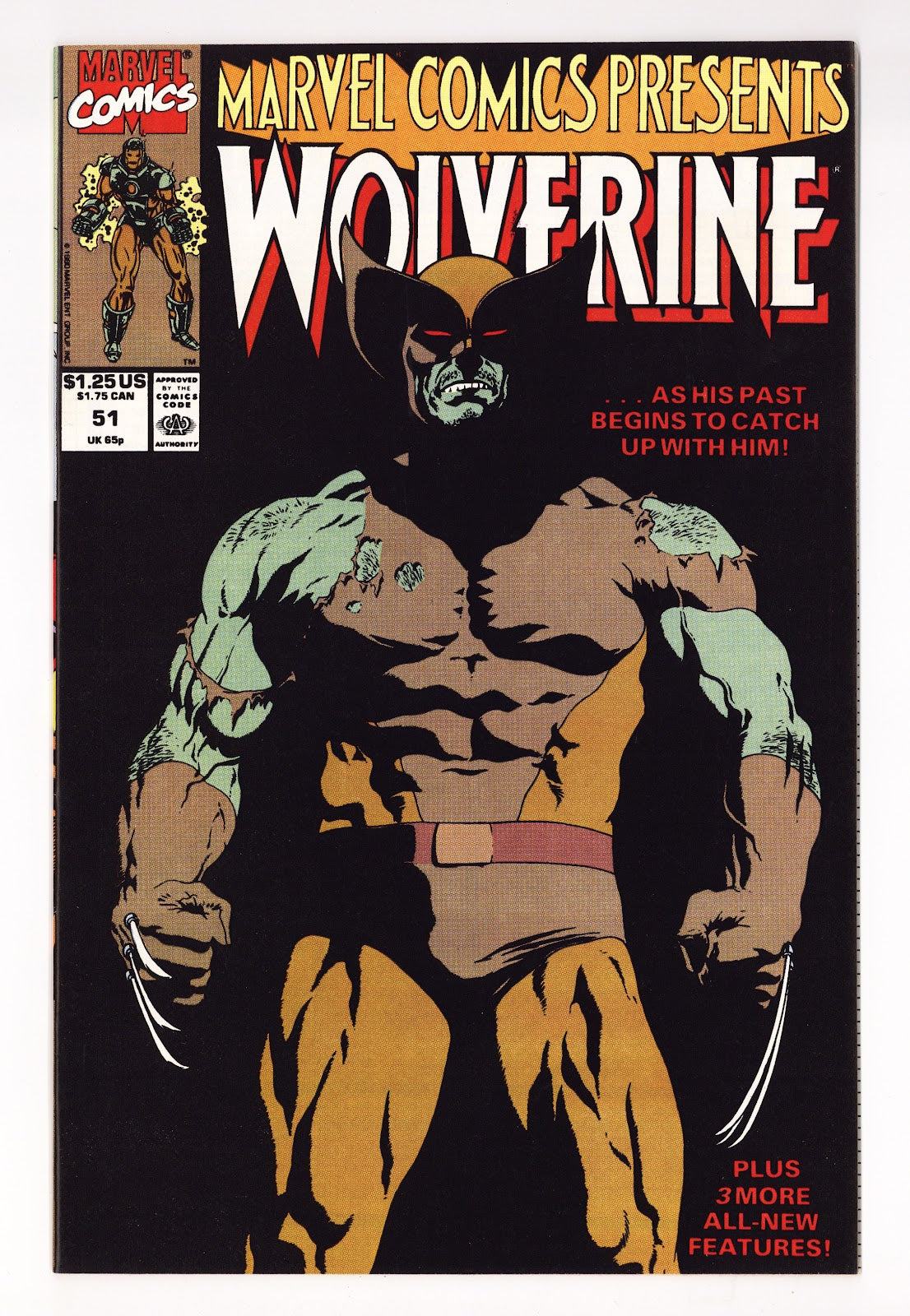 Marvel Comics Presents Vol 1 51 High Grade (1990) 