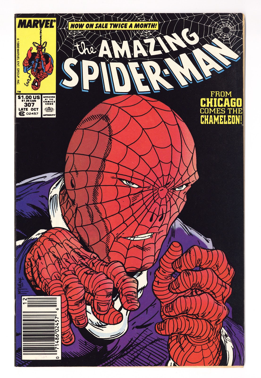 The Amazing Spider-Man Vol 1 307 VG (4.0) (1988) Newsstand 
