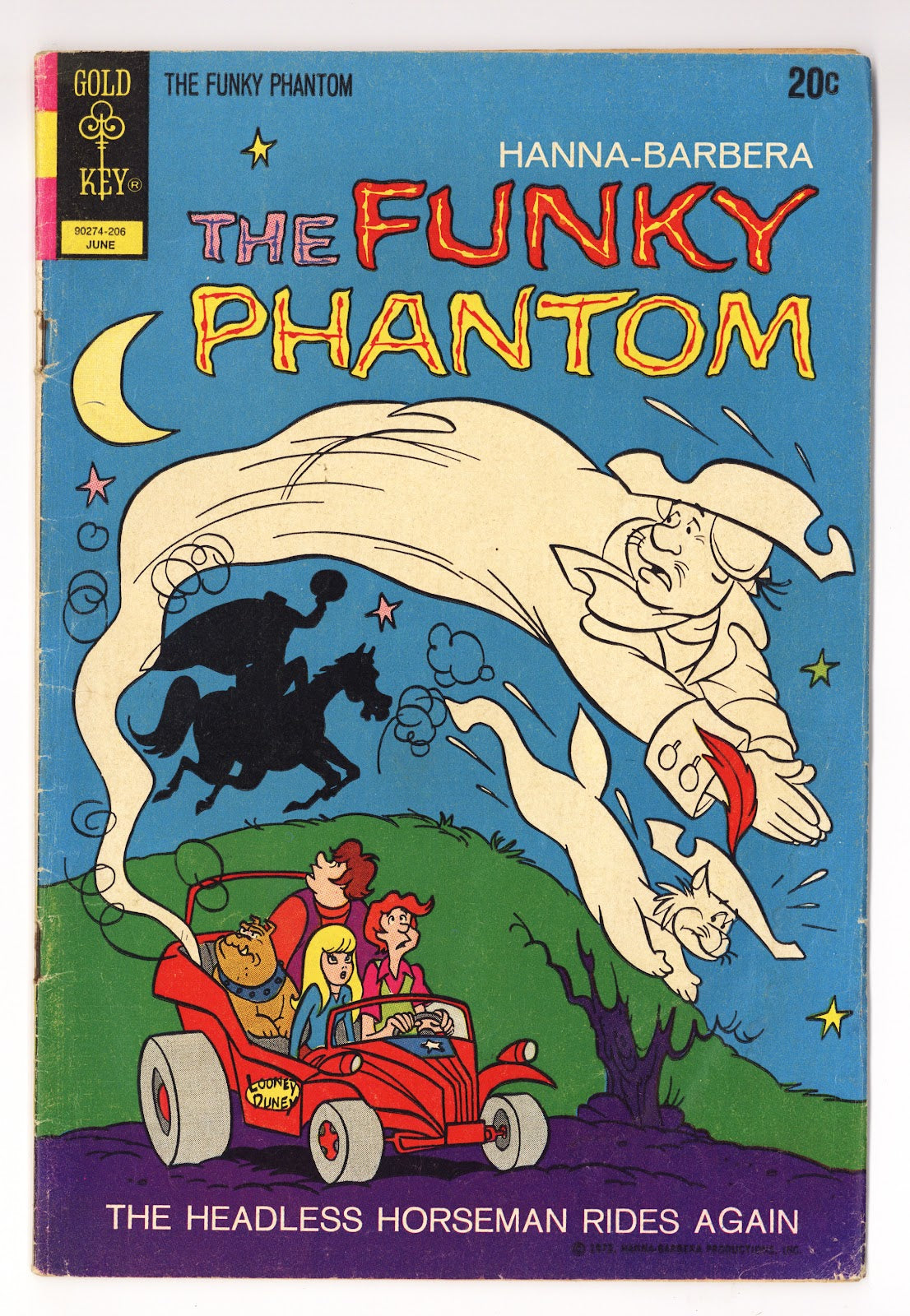 Hanna-Barbera the Funky Phantom   2  GD/VG (3.0)   (1972)   20c Price Variant  
