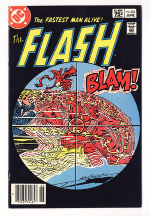 The Flash Vol 1 322 VF+ (8.5) (1983) Canadian Price Variant
