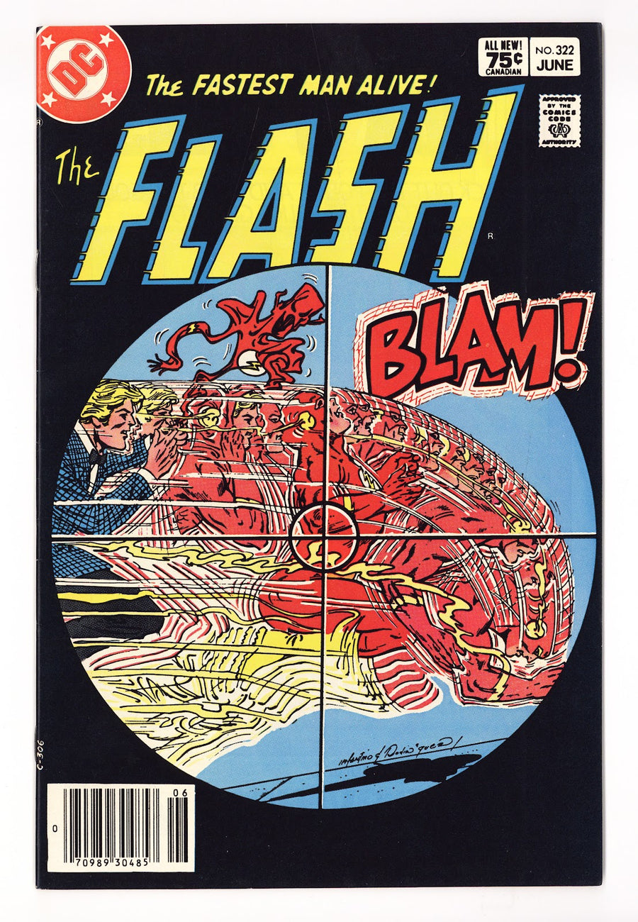 The Flash Vol 1 322 VF+ (8.5) (1983) Canadian Price Variant 