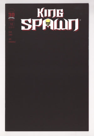 King Spawn 10 High Grade (2022) Black Blank Variant