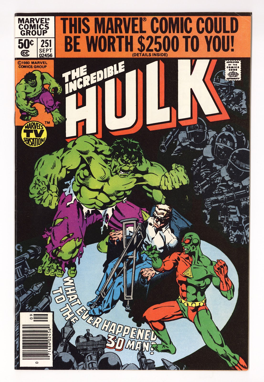The Incredible Hulk Vol 1 251  High Grade   (1980)   Newsstand  