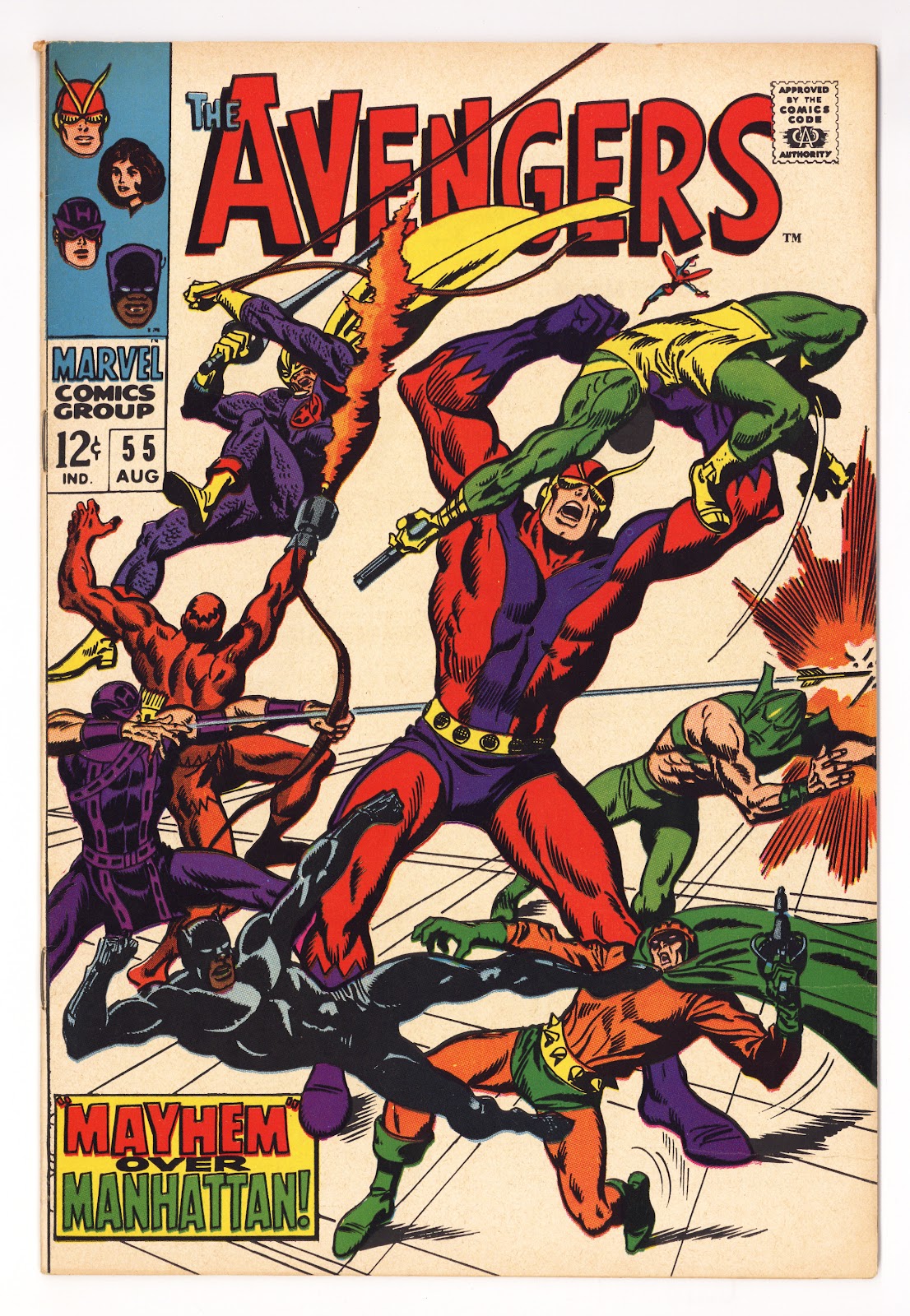The Avengers Vol 1 55 FN/VF (7.0) (1968) 