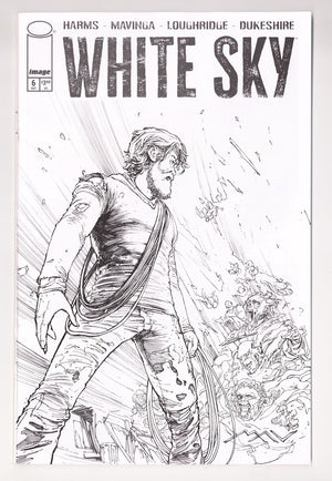 White Sky #6 (2026) Mavinga B&W Variant
