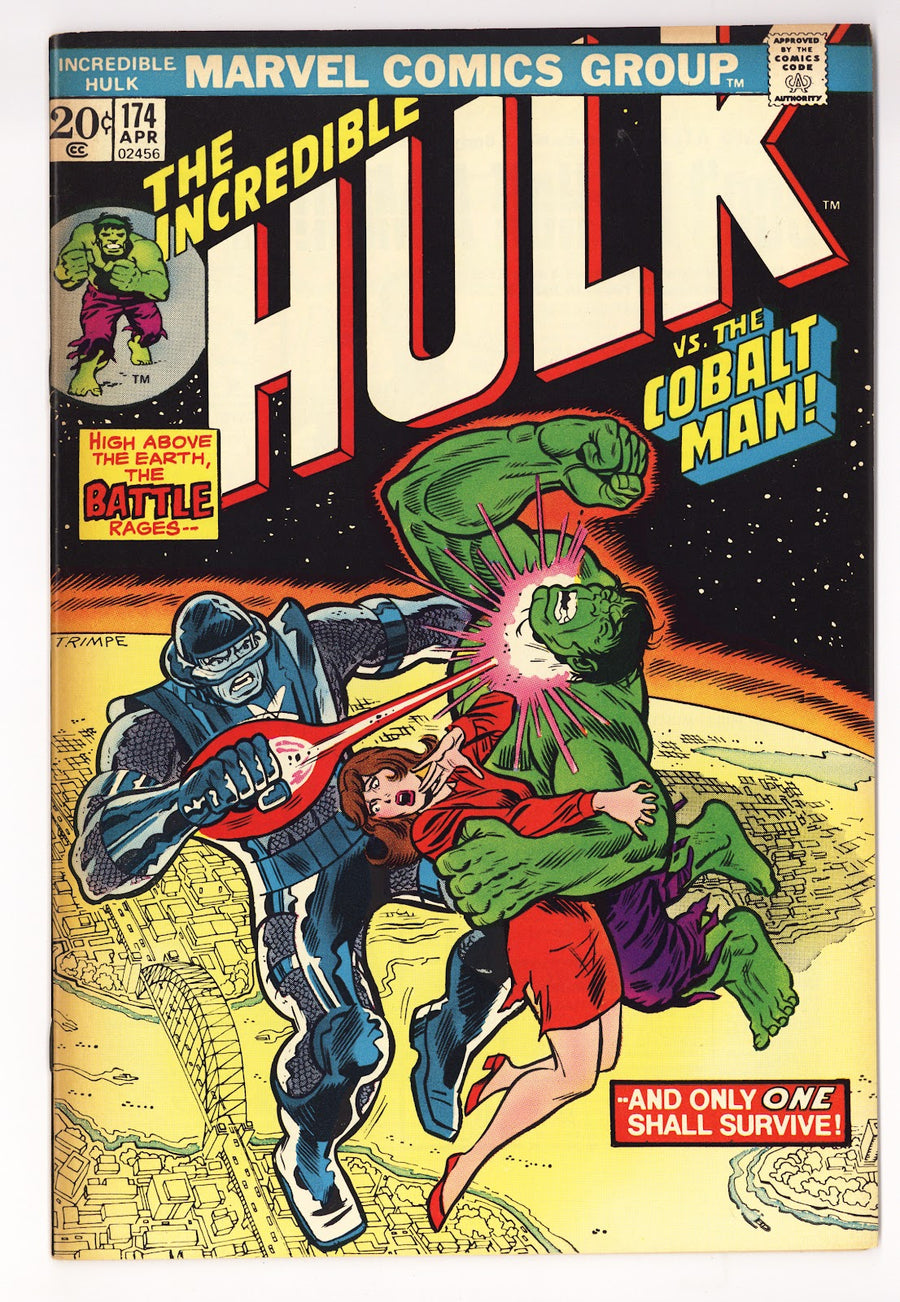 The Incredible Hulk Vol 1 174  FN+ (6.5)   (1974)     