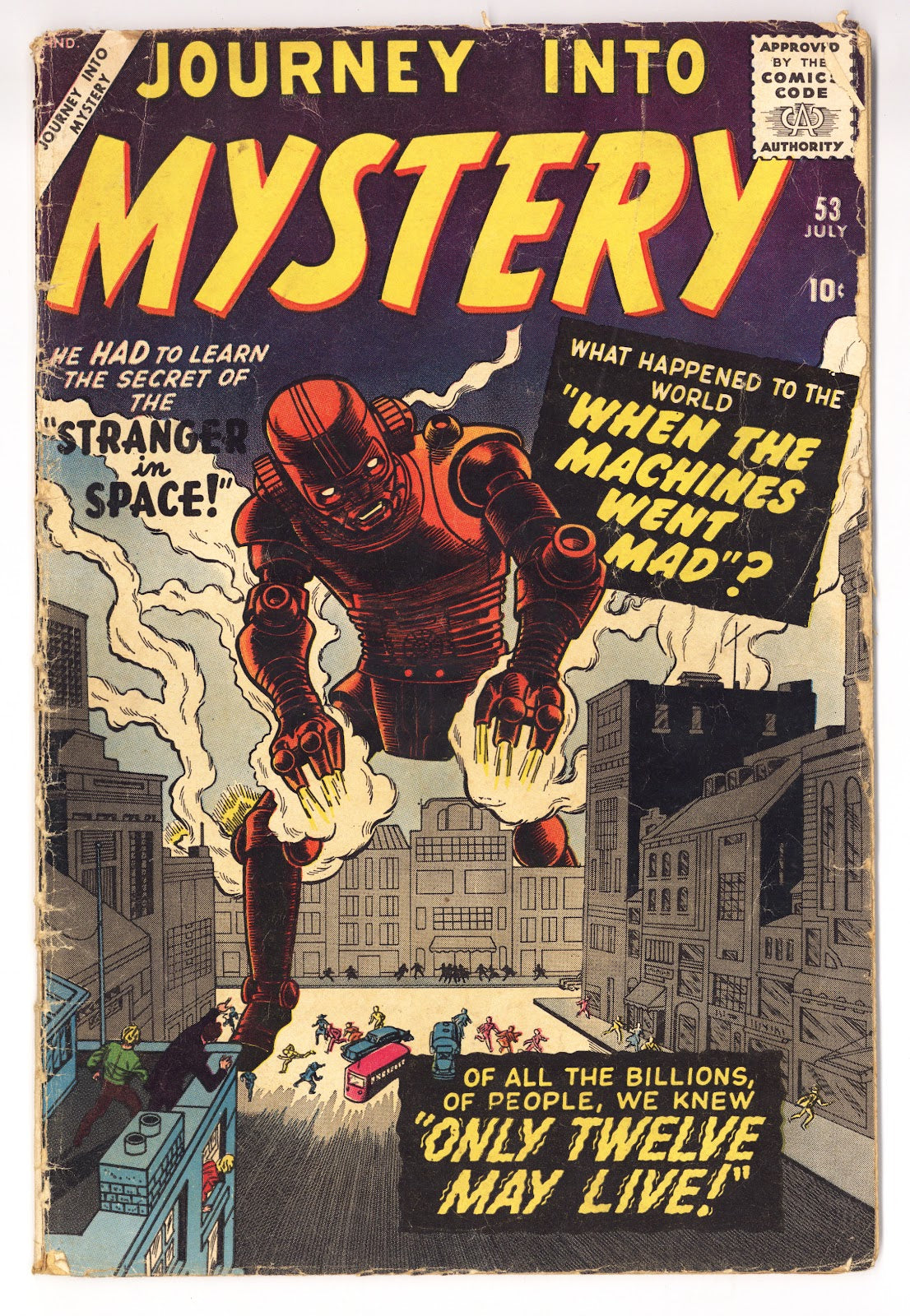 Journey into Mystery Vol 1 53 GD/VG (3.0) (1959) 