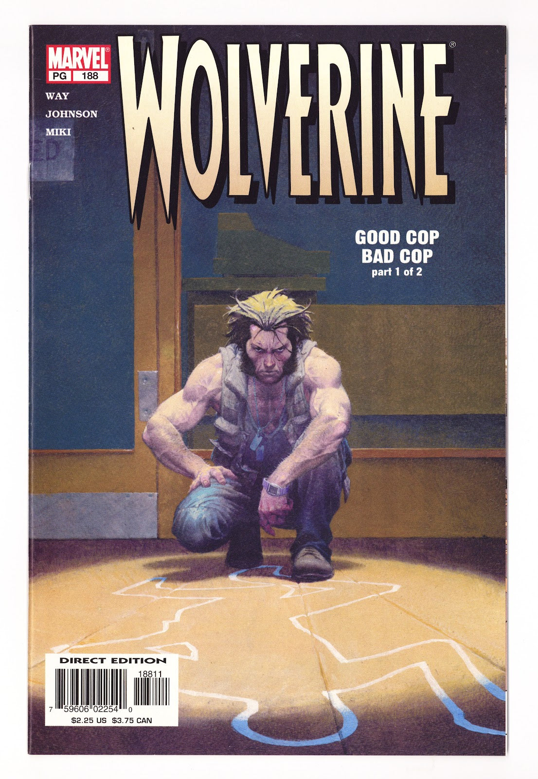 Wolverine Vol 2 188  High Grade   (2003)     