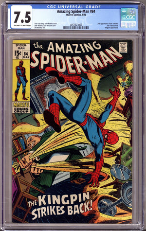 The Amazing Spider-Man Vol 1 84 CGC 7.5 (VF-) (1970)