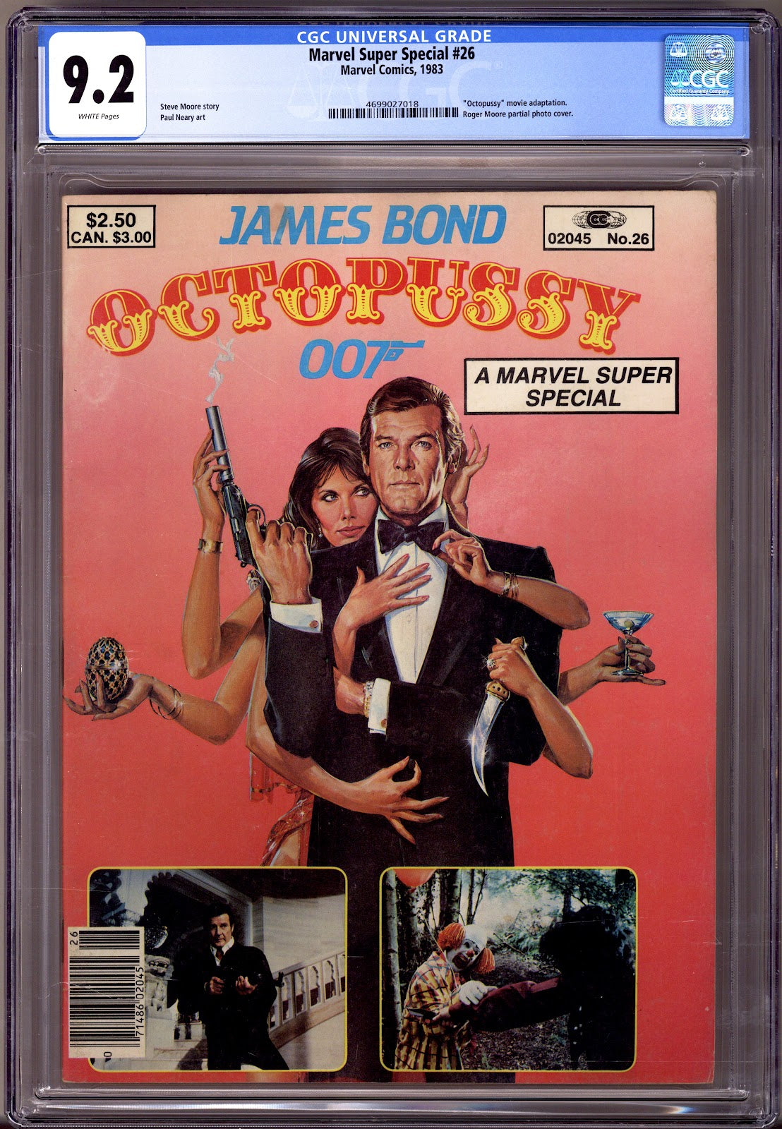 Marvel Super Special Vol 1 26 CGC 9.2 (NM-) Octopussy  (1983)     