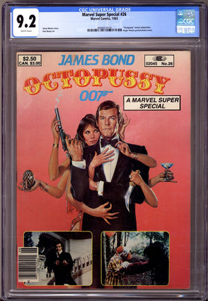 Marvel Super Special Vol 1 26 CGC 9.2 (NM-) Octopussy  (1983)